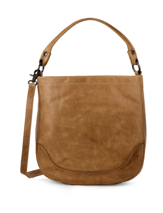 Frye womens Melissa Hobo Shoulder Handbag, Beige, One Size US
