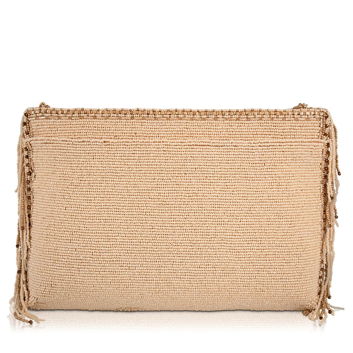 Mary Frances Savage crossbody bag, tiger design, beige purse