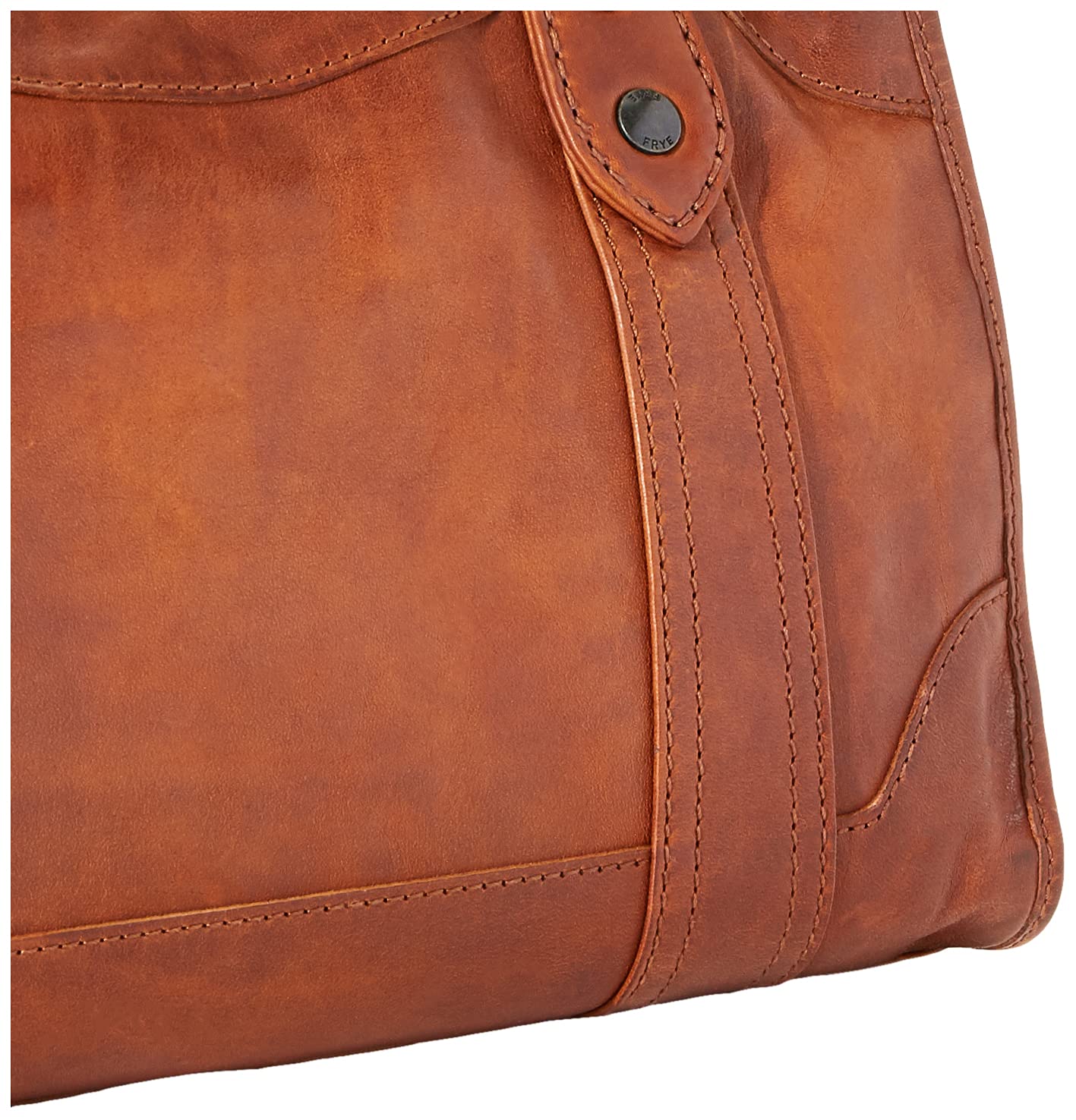 Frye Melissa zip satchel, leather handbag with adjustable strap