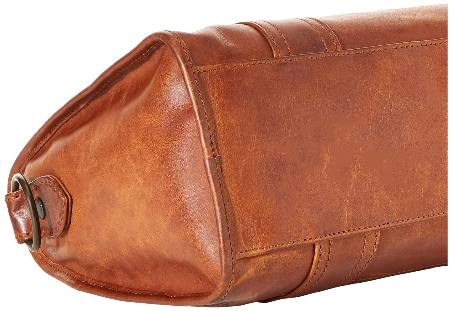 Frye Melissa zip satchel, leather handbag with adjustable strap