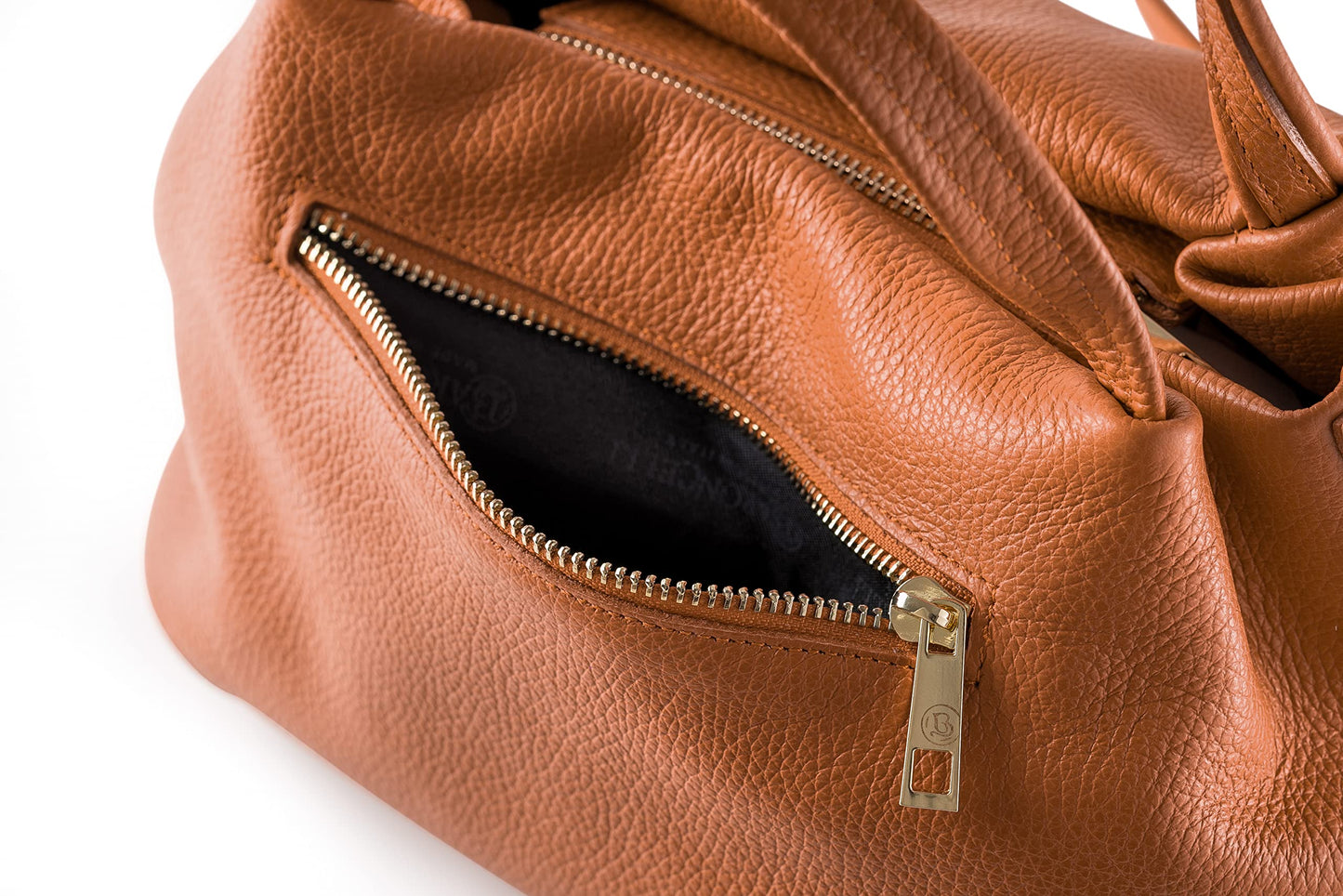 Baroncelli Italian leather purse, soft leather, medium crossbody bag