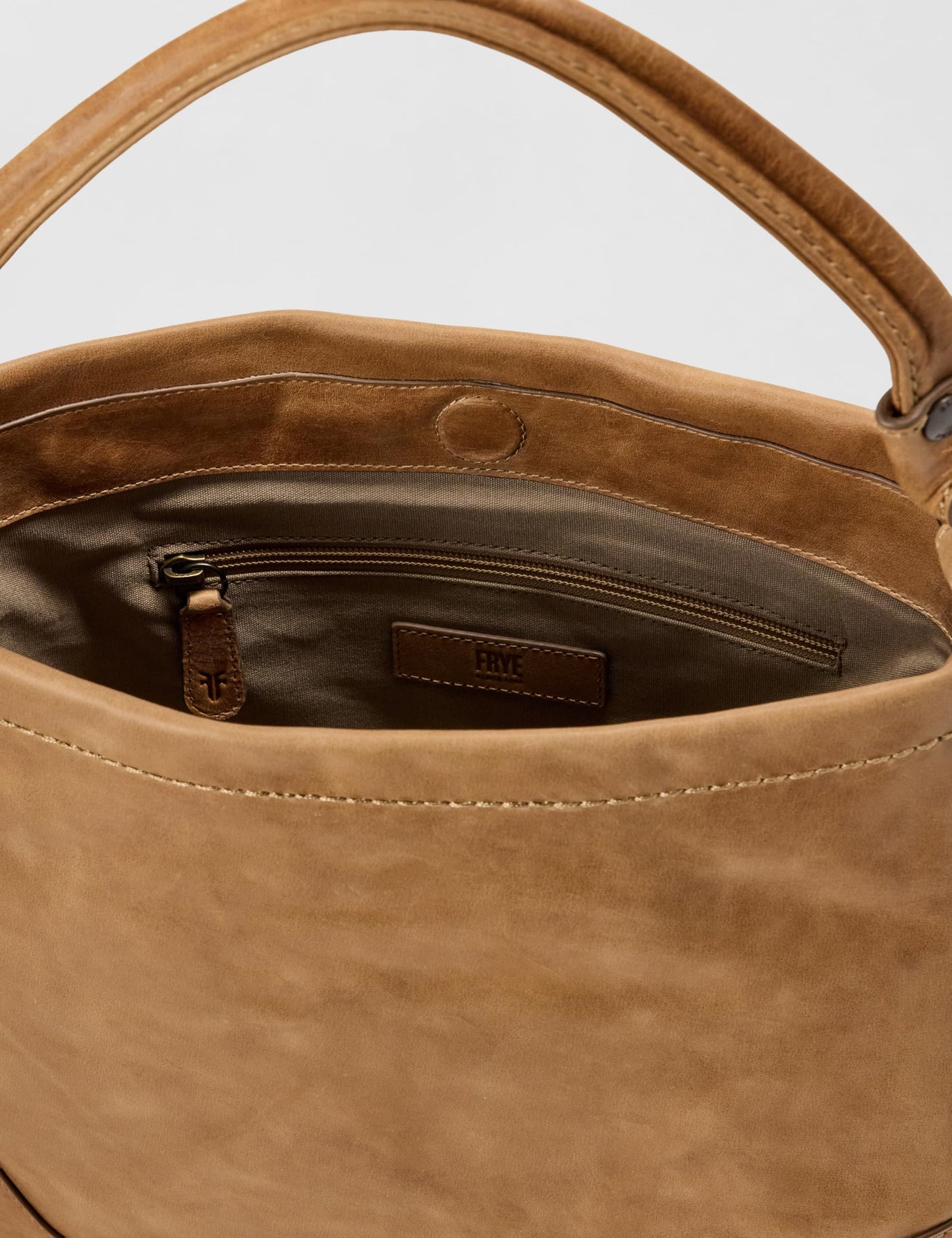 Frye womens Melissa Hobo Shoulder Handbag, Beige, One Size US