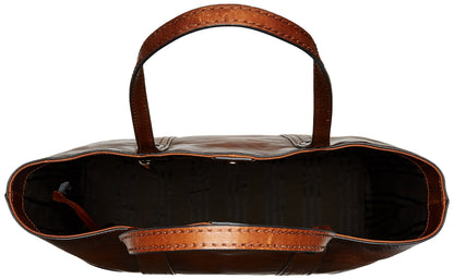 Frye womens Melissa Shopper Shoulder Handbag, Cognac, One Size US