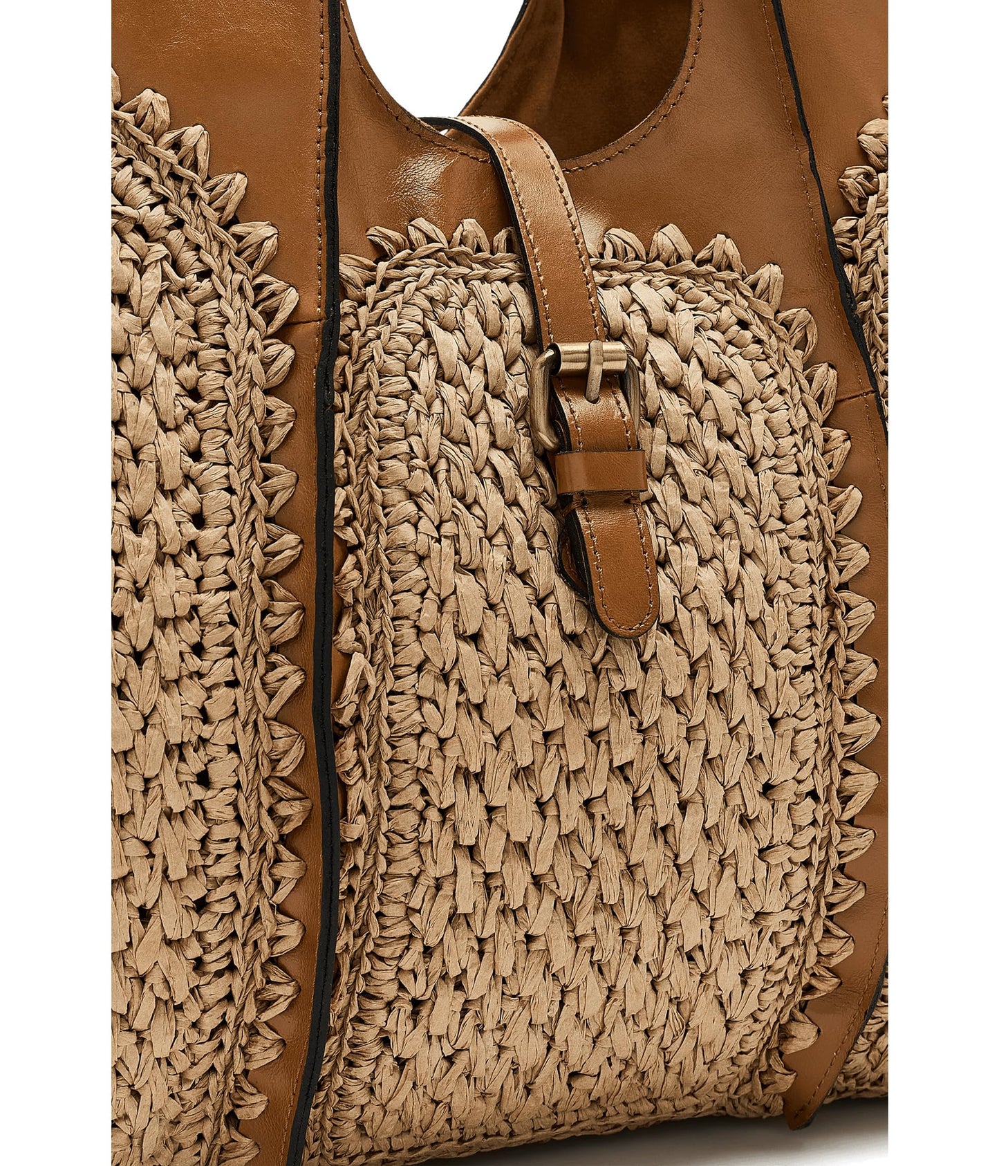 Patricia Nash Womens Santorini Woven Satchel Natural/Light Tan One Size