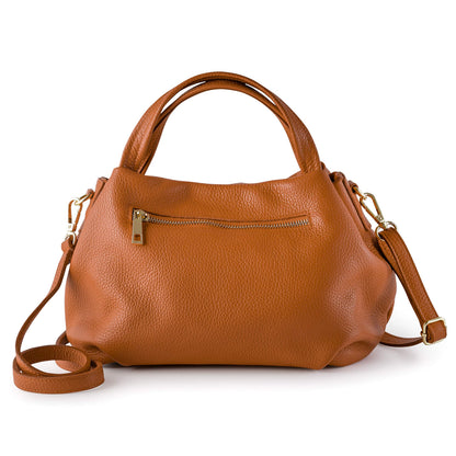 Baroncelli Italian leather purse, soft leather, medium crossbody bag